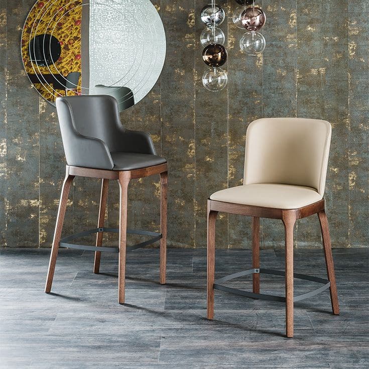 Magda luxury solid wood stool 8