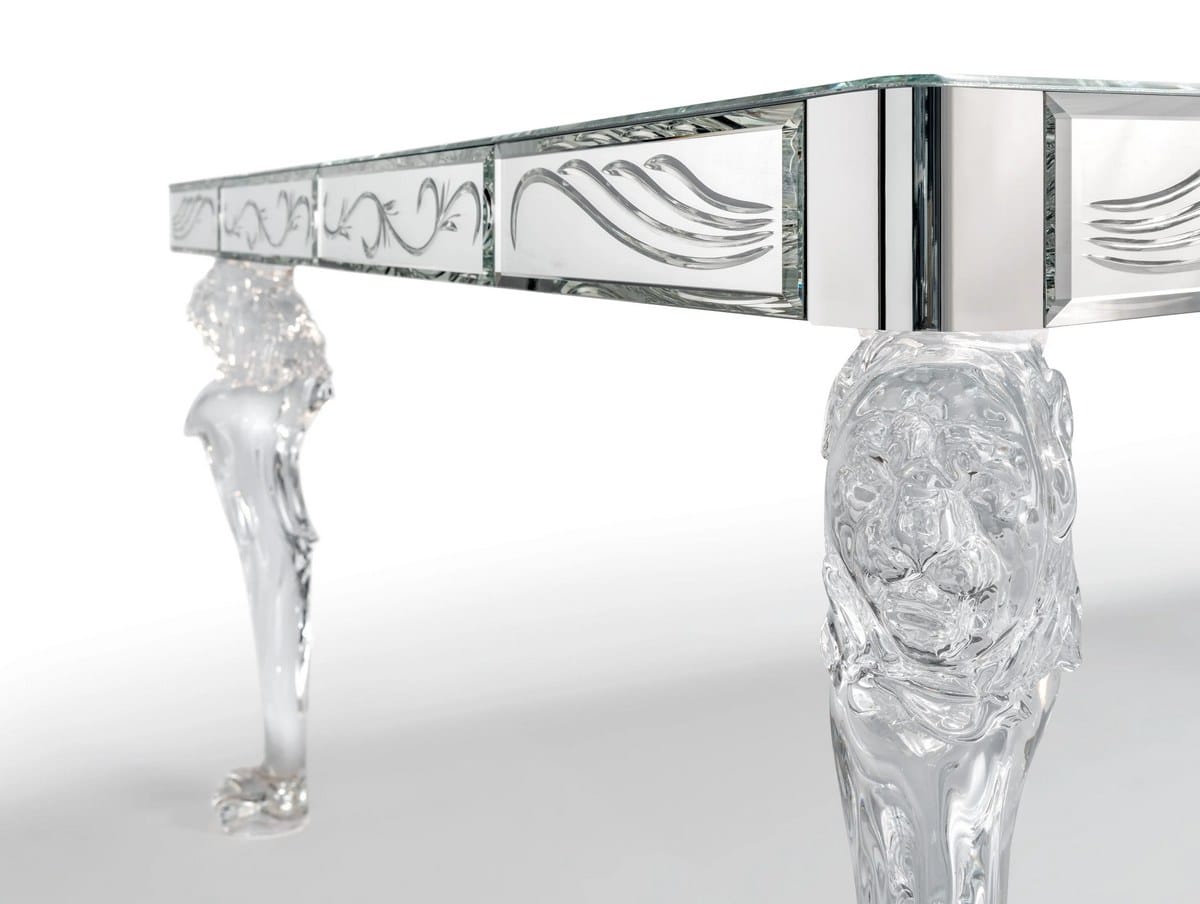 Table SAN MARCO made with Murano glass 4